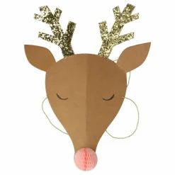 Clearance Chapeaux festifs Rennes de Noël - Set de 6 Enfant Décoration De Fête