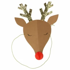 Clearance Chapeaux festifs Rennes de Noël - Set de 6 Enfant Décoration De Fête