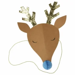 Clearance Chapeaux festifs Rennes de Noël - Set de 6 Enfant Décoration De Fête