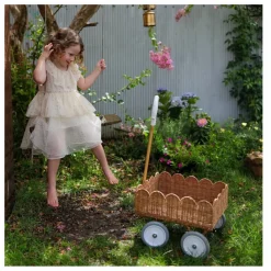 Clearance Chariot en rotin Petal Enfant Rangements|Patères, Paniers Enfant