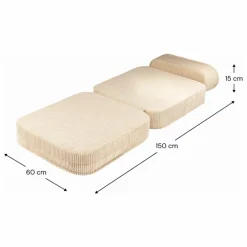 New Chauffeuse en velours côtelé | Enfant Chaises Enfant