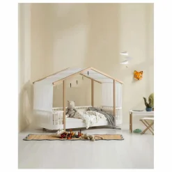 New Ciel de lit Cabane Wood Original | Enfant Ciels De Lit|Rideaux, Ciel De Lit Enfant