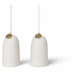 Sale Cloches de Noël en céramique - Set de 2 | Enfant Décoration De Fête