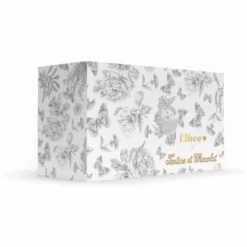 Hot Coffret biberon en silicone médical et doudou lange Augustin le lapin Toile de Jouy - x Tartine et Chocolat | Biberons|Cadeau De Naissance