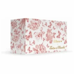 Coffret biberon en silicone médical et doudou lange Augustin le lapin Toile de Jouy - x Tartine et Chocolat | Biberons|Cadeau De Naissance