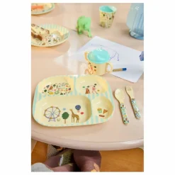Best Coffret de repas en mélamine Fun Fair | Premiers Repas|Puériculture