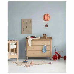 New Commode à langer Wood 3 tiroirs en Enfant Commodes|Rangement Enfant