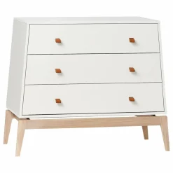 New Commode Luna chêne - 3 tiroirs | Enfant Commodes|Rangement Enfant