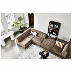 Outlet Coussin à rayures en velours Coussins