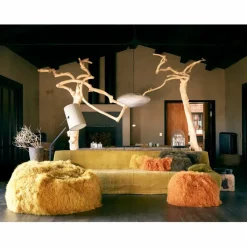 Hot Coussin basic en peau de chèvre du Tibet | Coussins