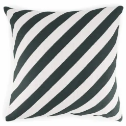 Hot Coussin carré Carino en jacquard à rayures | Coussins