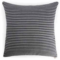 Discount Coussin carré Carino en tissu rayé | Coussins