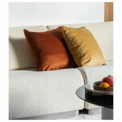 Sale Coussin carré Carino en velours côtelé | Coussins