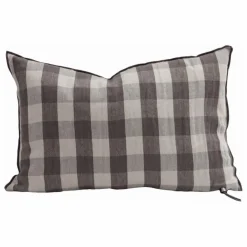 Coussin en lin lavé Vichy Cottage | Coussins