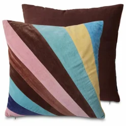 Hot Coussin en velours Striped | Coussins