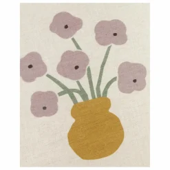 Clearance Coussin Fleurs - Lin Français | Lilas Enfant Coussins|Coussins Enfant