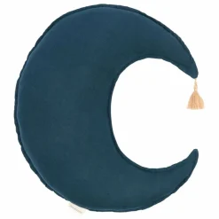 Coussin Lune - Lin Français | Enfant Coussins|Coussins Enfant