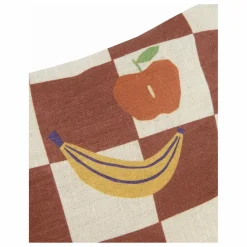 Discount Coussin rectangulaire Fruits Vibes - Lin Français | Enfant Coussins|Coussins Enfant