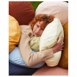 Outlet Coussin rond en percale organique | Coussins