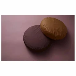 Coussin rond en percale organique | Coussins