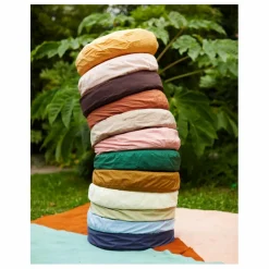 Coussin rond en percale organique | Coussins