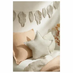 Coussin étoile - Lin Français | Enfant Coussins|Coussins Enfant