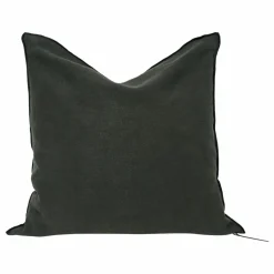 Discount Coussin Vice versa black line en lin lavé stone washed | Coussins