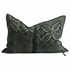 Hot Coussin Vice Versa en lin Wabi-Sabi Bogolan | Coussins