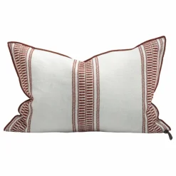 Discount Coussin Vice Versa en toile brodée Cyclades | Coussins