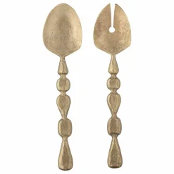 Outlet Couverts à salade Edi en métal - Set de 2 | Homme Art De La Table|Voyage, Outdoor