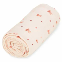 Hot Couverture en mousseline Bows | Couvertures Et Plaids|Linge De Lit Bébé