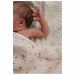 Hot Couverture en mousseline Bows | Couvertures Et Plaids|Linge De Lit Bébé