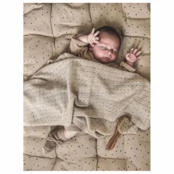 Couverture Pointelle Cachemire Bio | Couvertures Et Plaids|Cadeau De Naissance