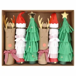 New Crackers de Noël - Lot de 6 Enfant Décoration De Fête