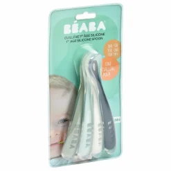 Clearance Cuillère 1er âge soft en silicone - Lot de 4 Premiers Repas|Puériculture