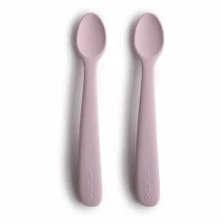 Sale Cuillères en silicone - Set de 2 | Lilas Premiers Repas|Puériculture