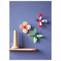 Online Décoration murale Fleur Lime - Set de 3 Enfant Décoration Murale|Déco Murale Enfant