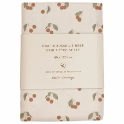 Drap-housse Cherry | Linge De Lit Bébé|Linge De Lit Bébé