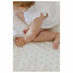 Drap-housse Periwinkle en coton bio | Linge De Lit Bébé|Linge De Lit Bébé