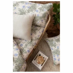 Hot Drap-housse Plumbago en coton bio | Enfant Linge De Lit Bébé|Linge De Lit Bébé