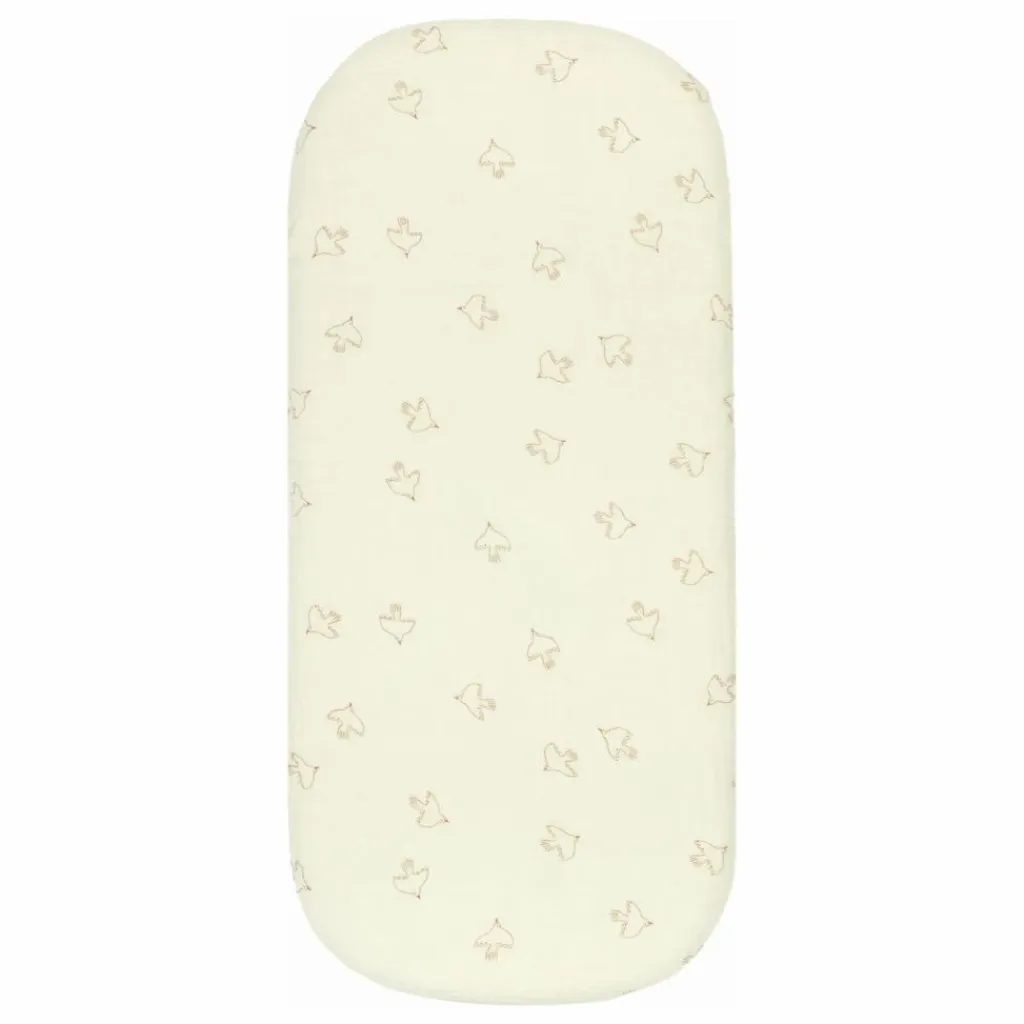 Drap-housse pour berceau Wabi-Sabi Hoshi Birds | Linge De Lit Bébé|Linge De Lit Bébé
