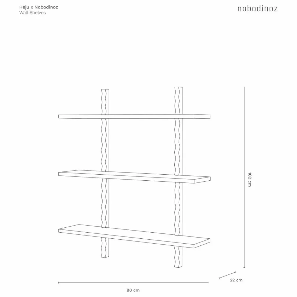 New Etagère murale x Heju Enfant Etagères Enfant|Meubles De Rangement