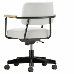 Outlet Fauteuil de bureau Direction Pivotant, piètement noir foncé - Jean Prouvé | Chaises, Tabourets, Bancs