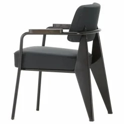 Discount Fauteuil Direction, piétement noir foncé- Jean Prouvé | Chaises, Tabourets, Bancs