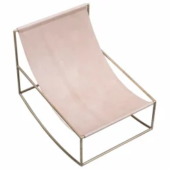 Outlet Fauteuil en cuir Rocking Chair Canapés, Fauteuils