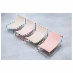 New Fauteuil en lin Rocking Chair Canapés, Fauteuils