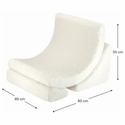 Hot Fauteuil en teddy Moon | Enfant Chaises Enfant