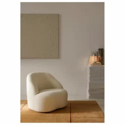Online Fauteuil lounge Margas LC1 piètement en noyer | Canapés, Fauteuils