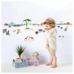 Online Frise Safari Enfant Décoration Murale|Déco Murale Enfant