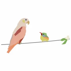 New Frise With the Birds Enfant Déco Murale Enfant